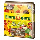Foto Floragard Bio-Erde ohne Torf 7,5 L • natürliche Bio-Universalerde für Balkon-, Kübel-, Zimmerpflanzen und Gemüse • torffrei • mit Bio-Dünger und Kompost, bester Preis EUR 4,99, Bestseller 2024