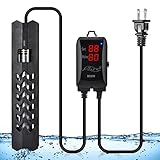 Photo Woliver Aquarium Heater,200W 300W 500W 800W Fish Tank Heater - Fast Heating Submersible Aquarium Heater with Extra LED Temperature Controller Suitable for 26-211 Gallon Marine Saltwater and Freshwater, best price $45.99, bestseller 2024