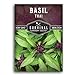 Survival Garden Seeds - Thai Basil Seed for Planting - Packet with Instructions to Plant and Grow Asian Basil Indoors or Outdoors in Your Home Vegetable Garden - Non-GMO Heirloom Variety - 1 Pack new 2024