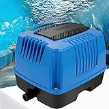 Photo VEVOR Linear Air Pump, 40W/110V Septic Air Pump, 28Kpa Septic Aerator Pump w/17 Outlets Diffuser, Max Air Flow Rate 1350GPH, Max Water Depth 3.3ft for Fish Pond, Aquarium, Hydroponics, Septic System, best price $129.99, bestseller 2024