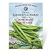 The Old Farmer's Almanac Heirloom Organic Bush Bean Seeds (Blue Lake) - Approx 55 Seeds new 2024
