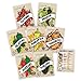 Hot Pepper Seeds Variety Pack - 100% Non GMO – Habanero, Jalapeno, Cayenne, Anaheim, Hungarian Hot Wax, Serrano, Poblano. Heirloom Chili Pepper Seeds for Planting in Your Organic Garden new 2024