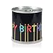 Extragifts Fiori in lattina - Happy Birthday / girasoli e candele nuovo 2024