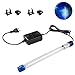 LEDGLE 11W Sterilizzatore per acquario UV, lampada UV Luce sommergibile per distruzione di alghe per acquari, piscine, acquario nuovo 2024