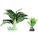 UEETEK 2 Pacchi / set di piante d'acqua per l'acquario, piante acquatiche artificiali arricchite di piante acquatiche con foglie verdi per decorazione ornamento (grande + piccolo) nuovo 2024