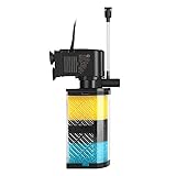 Photo AquaMiracle Aquarium Filters – 3-Stage Aquarium Filter in-Tank Filter Internal Aquarium Filter Fish Tank Filter for 10-40 Gallon Fish Tanks with Aeration Oxygenation, Flow Direction Adjustable, best price $18.99, bestseller 2024