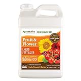 Photo AgroThrive Fruit and Flower Organic Liquid Fertilizer - 3-3-5 NPK (ATFF1320) (2.5 Gal) for Fruits, Flowers, Vegetables, Greenhouses and Herbs, best price $52.00, bestseller 2024
