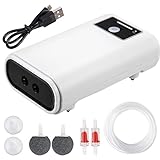 Photo APEXCORE Aquarium Air Pump, Fish Tank Oxygen Pump Intelligent Control and Noise Reduction Dual Outlet Air Pump with Accessories StonesTubes,Check Valves for Max 100 Gallon Tank,White, best price $22.99, bestseller 2024