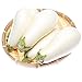 Unique Eggplant Seeds for Planting, Casper White - 1 g 200+ Seeds - Non-GMO, Heirloom Egg Plant Seeds - Home Garden Vegetable White Eggplant Seeds - Sealed in a Beautiful Mylar Package new 2024