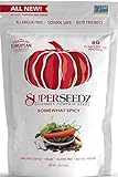 Photo Superseedz Gourmet Roasted Pumpkin Seeds | Somewhat Spicy | Whole 30, Paleo, Vegan & Keto Snacks | 8g Plant Based Protein | Produced In USA | Nut Free | Gluten Free Snack | (6-pack, 5oz each), best price $26.84 ($0.89 / Ounce), bestseller 2024