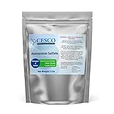 Photo Cesco Solutions Ammonium Sulfate Fertilizer 5lb Bag – 21% Nitrogen 21-0-0 Fertilizer for Lawns, Plants, Fruits and Vegetables, Water Soluble Fertilizer for Alkaline soils. Sturdy Resealable Bag, best price $19.99, bestseller 2024