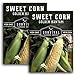 Survival Garden Seeds - Golden Bantam Sweet Corn Seed for Planting - Packet with Instructions to Plant and Grow Yellow Corn on The Cob Your Home Vegetable Garden - Non-GMO Heirloom Variety - 2 Pack new 2024
