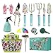 Garden Tool Set,Gardening Gifts for Women,31PCS Heavy Duty Aluminum Floral Print Gardening Tool Set with Storage Tote Bag Garden Tools Gifts for Women and Men new 2024
