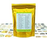Photo Heirloom Futures Seed Pack with 55 Varieties of Vegetable Seeds. 100% Non GMO Open Pollinated Non-Hybrid Naturally Grown Premium USA Seed Stock for All Gardeners., best price $44.95 ($0.82 / Count), bestseller 2024