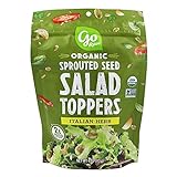Photo Go Raw - Organic Sprouted Seed Salad Toppers Italian Herb - 4 oz., best price $8.96 ($2.24 / Ounce), bestseller 2024