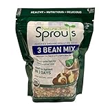 Photo Nature Jims Sprouts 3 Bean Seed Mix - Certified Organic Green Pea, Lentil, Adzuki Bean Seeds for Planting - Non-GMO Vegetable Seeds - Resealable Bag for Freshness - Fast Sprouting Bean Seeds - 16 Oz, best price $17.00 ($1.06 / Ounce), bestseller 2024