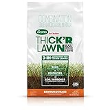 Photo Scotts Turf Builder Thick'R Lawn Bermudagrass - 4,000 sq. ft., Combination Seed, Fertilizer and Soil Improver, Fill Lawn Gaps and Enhance Root Development, 40 lb., best price $52.99, bestseller 2024