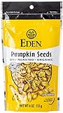 Photo Eden Organic Pumpkin Seeds, Dry Roasted, 4 oz Resealable Bags, best price $4.34 ($1.08 / Ounce), bestseller 2024