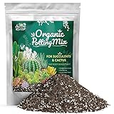 Photo Sprout N Green Organic Potting Mix for Succulents Cactus, 2 Quarts Indoor Plants Soil, for Bonsai, Flowers, Vegetables, Herbs, Orchid, Premixed House Garden Grow Soil Blend Formulated with Fertilizer, best price $6.49, bestseller 2024