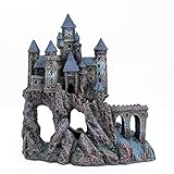 Photo Penn-Plax Castle Aquarium Decoration Hand Painted with Realistic Details Over 14.5 Inches High Part A, best price $55.00, bestseller 2024