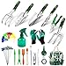 Garden Tools Set, 38 Pieces Stainless Steel Durable Garden Tools, Includes Trowel, Shovel, Hand Weeder, Rake, Storage Tote Bag, Wonderful Gifts for Women and Men new 2024