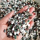 Photo ZHUDDONG 3LB Fish Tank Rocks - Natural Polished Decorative Gravel,Small Decorative Pebbles,Mixed Color Stones,for Aquariums Gravel,Landscaping,Vase Fillers (Color Mixing), best price $19.99, bestseller 2024