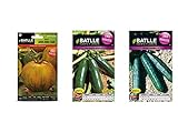 Foto Lote 3 sobres de semillas Híbridos y línea especial (Tomate, Calabacin y Pepino), mejor precio 16,95 €, éxito de ventas 2024