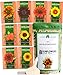 1000+ Sunflower Seeds for Planting - 8 Varieties - Flower Seeds to Plant Outside, Grow Giant Sunflower Plants, Heirloom Seeds new 2024