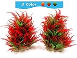 Photo BEGONDIS 2 Pcs Fish Tank Artificial Red Water Plants, Aquarium Decorations Made of Soft Plastic, Safe for All Fish & Pets, best price $12.99, bestseller 2024