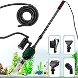 Photo QODISA Aquarium Gravel Cleaner, New Upgrade Quick Vacuum Water Changer with Electric Automatic Removable Fish Tank Cleaning Tools Sand Cleaner Accessories Siphon Universal Pump Aquarium Water Changing, best price $35.99 ($35.99 / Pound), bestseller 2024