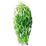 Photo Lantian Grass Cluster Aquarium Décor Plastic Plants Extra Large 22 Inches Tall, Green, best price $11.99, bestseller 2024