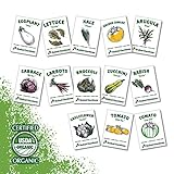 Photo Heirloom Vegetable Seeds for Planting: 13 Varieties of Organic Non-GMO Open Pollinated Garden Seed - Weird and Rare Varieties Perfect for Kids and School Gardens, best price $12.34, bestseller 2024