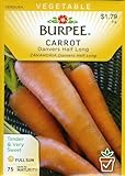 Photo Burpee 65821 Carrot Danvers Half Long Seed Packet, best price $5.49, bestseller 2024