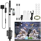 Photo HiTauing Electric Aquarium Gravel Cleaner, 317GPH DC 24V/24W Automatic Fish Tank Cleaning Tool Set Removable Vacuum Water Changer Sand Washer Filter Changer, best price $35.99, bestseller 2024
