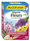 Photo ALGOFLASH Engrais Fleurs et Arbustes à Fleurs, 2 kg, FLE2N, meilleur prix 9,99 €, best-seller 2024