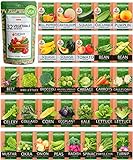 Photo 16,000 Heirloom Seeds for Planting Vegetables and Fruits - 32 Variety, Non-GMO Survival Seed Vault, best price $39.99 ($0.00 / Count), bestseller 2024