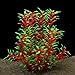 QUMY Large Aquarium Plants Artificial Plastic Fish Tank Plants Decoration Ornament for All Fish 12.6 inch Tall 7.09 inch Wide (Wine Red) new 2024