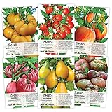 Photo Multicolor Tomato Seed Packet Collection (6 Individual Packets) Non-GMO Seeds by Seed Needs, best price $11.85 ($1.98 / Count), bestseller 2024