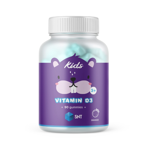 SNT Kids Vitamin D3 90 orange gummies фото