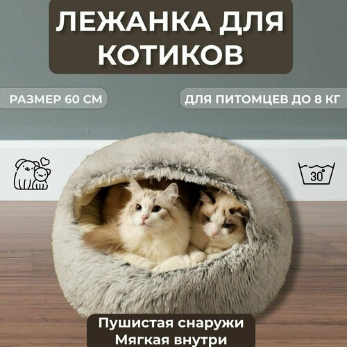 Лежанка для кота, закрытая лежанка для животных, MST-Store фото