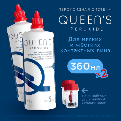 фотография Пероксидный раствор Soleko Queen's Peroxide, 360 мл - 2 шт., купить за 2980р