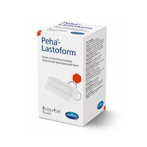 Peha-Lastoform бинт эластичный фиксирующий 8 см x 4 м фото