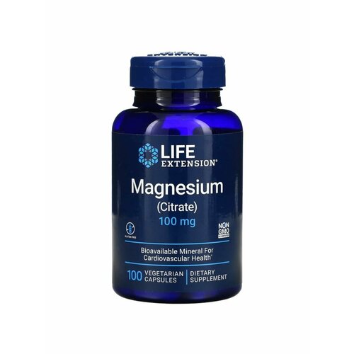 Магний Magnesium Citrate 100 мг 100 капсул фото