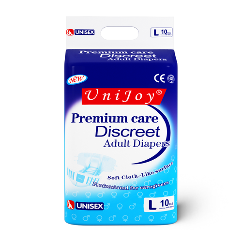 Подгузники для взрослых Unijoy Premium care Discreet, L, 10 шт. фото