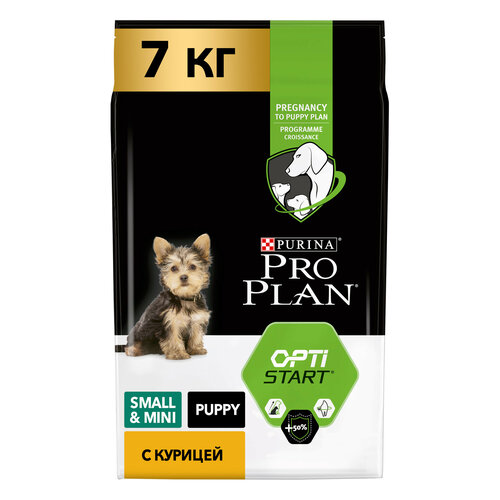 Сухой корм PRO PLAN® для щенков мелких и карликовых пород, с высоким содержанием курицы 7 кг фото