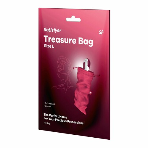 Розовый мешочек для хранения игрушек Treasure Bag L фото