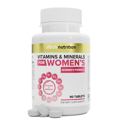 Витамины для женщин aTech nutrition Women's formula 550 мг 90 таблеток фото