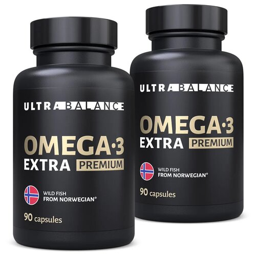 Omega-3 Extra Premium капс., 200 г, 90 шт., 2 уп. фото