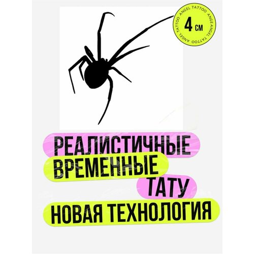 Тату переводные долговременные взрослые паук фото