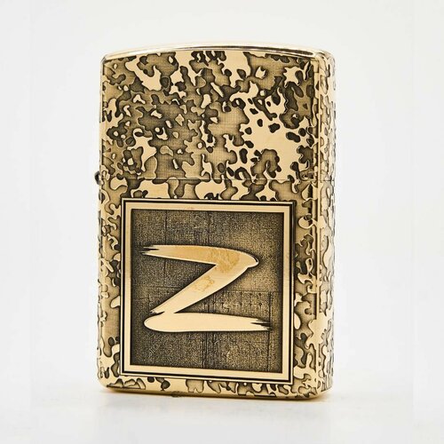 Зажигалка бензиновая Zippo Armor с гравировкой ZV фото